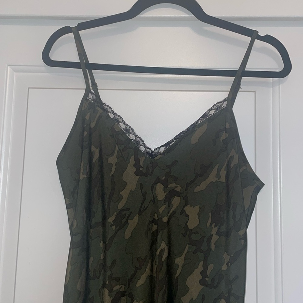 Camo slip dress